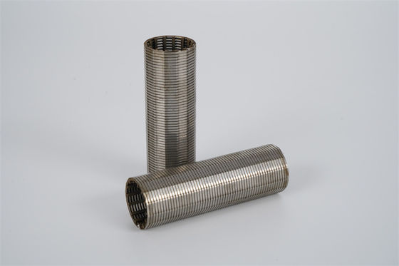 Tuyau d'écran de fil de Ss304 168mm Johnson V pour le pétrole de forage puits