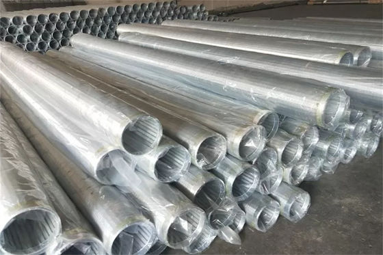 Johnson Screen Pipe Large Diameter galvanisé en acier à faible teneur en carbone 6-16 »