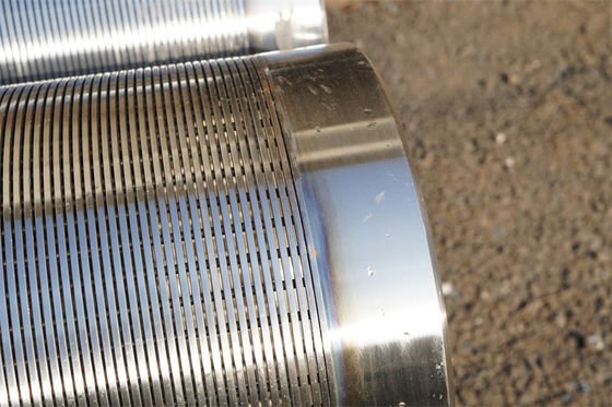 Tuyau 10&quot; de Johnson Vee Wire Water Well Screen Rod - fente continue basse