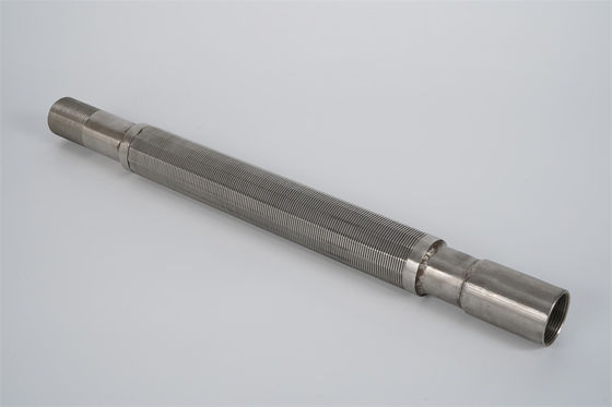 Taille du filtre pour puits api 20 d'huile de fil de cale avec Johnson Screen Pipe AISI 316L