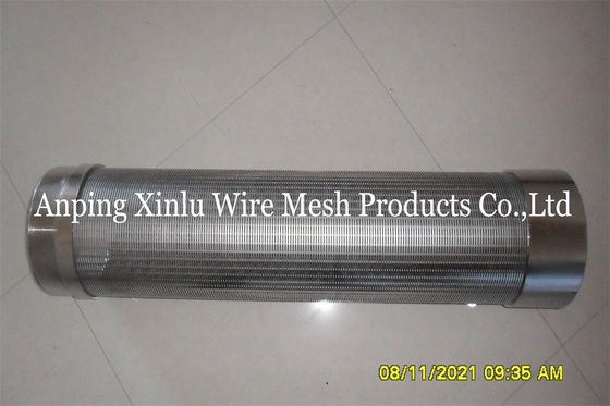 9-5/8 » tube de Johnson Wire Screen Water Filter d'enveloppe de tuyau galvanisé par solides solubles d'écran de fil de cale
