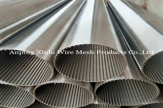 tuyau de 12&quot; de 300mm Vee Wire Wrapped Johnson Screen pour le forage de puits de pétrole