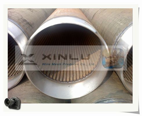 Tuyau à faible teneur en carbone 6-5/8 » longs 5.8m de Vee Wire Galvanized Dewatering Screen