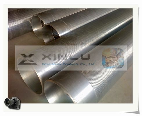 Tuyau à faible teneur en carbone 6-5/8 » longs 5.8m de Vee Wire Galvanized Dewatering Screen