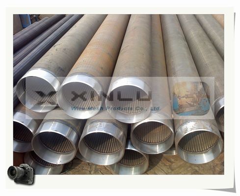 Tuyau à faible teneur en carbone 6-5/8 » longs 5.8m de Vee Wire Galvanized Dewatering Screen