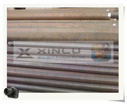 Tuyau à faible teneur en carbone 6-5/8 » longs 5.8m de Vee Wire Galvanized Dewatering Screen