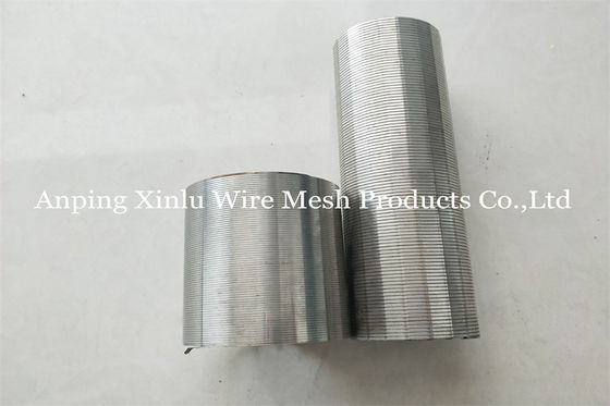 Tuyau de la fente 35-100 Mesh Johnson Type Vee Wire Screen du filtre DN200