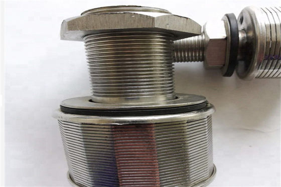 Taux simple 1 Ton Water Filter Nozzle de JOhnson Wire Screen Nozzle Flow de tube