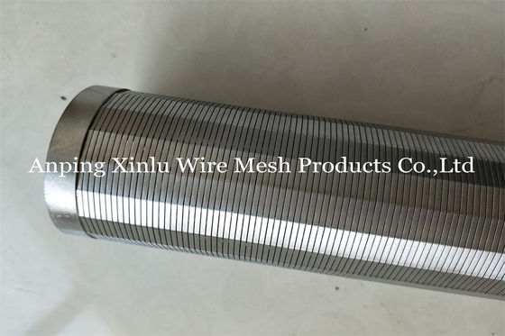 Écran cylindrique de Johnson Type Wedge Wire Stainless d'élément en acier de tamis filtrant