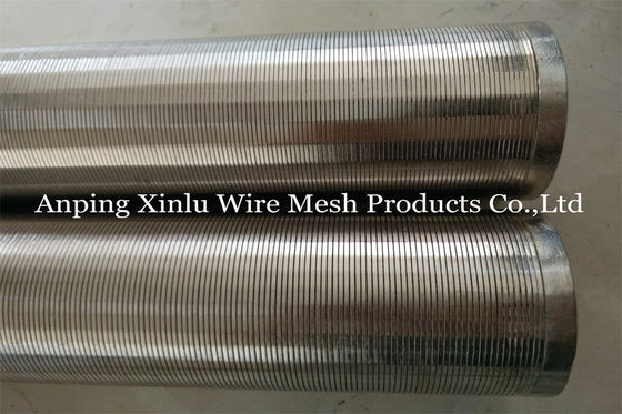 Écran cylindrique de Johnson Type Wedge Wire Stainless d'élément en acier de tamis filtrant