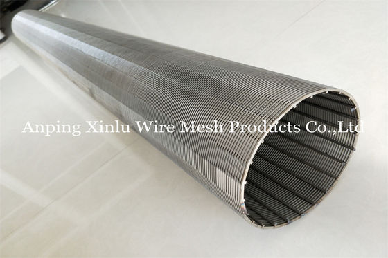 Fil Johnson Screen Slotted Filter Pipe de 300 microns V pour le puits d'eau
