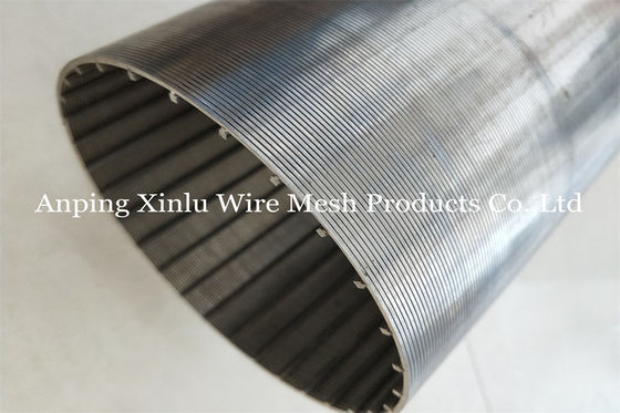8-5/8 » solides solubles Johnson Wire Continuous Slot Screen pour le puits d'eau poncent le contrôle