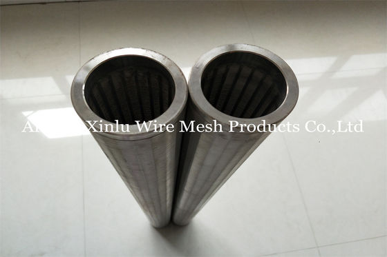 filtre de pompe de tuyau d'écran de 75mm Johnson Vee Wire Wrapped Continuous Slotted