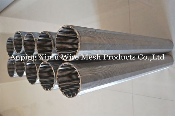 Tube de filtre pour puits de l'eau de tuyau de Johnson Vee Wire Continuous Slotted Casing du filtre 95 de moteur