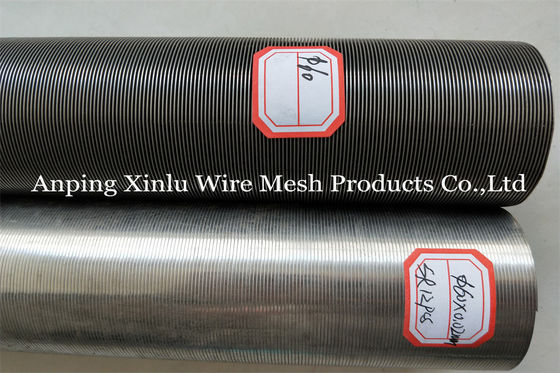 Élément duplex de tamis filtrant de Johnson Wedge Wire Continuous Slotted de l'acier 2507