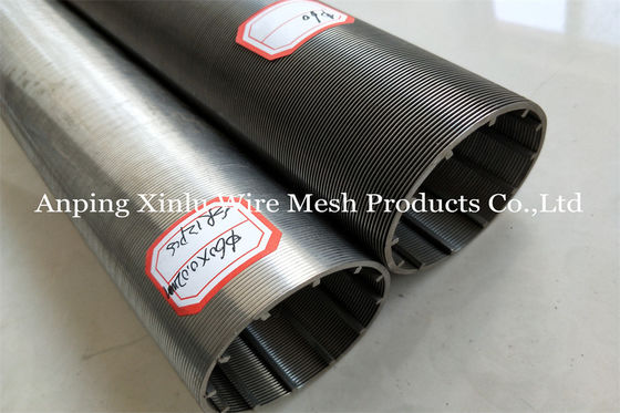 Élément duplex de tamis filtrant de Johnson Wedge Wire Continuous Slotted de l'acier 2507