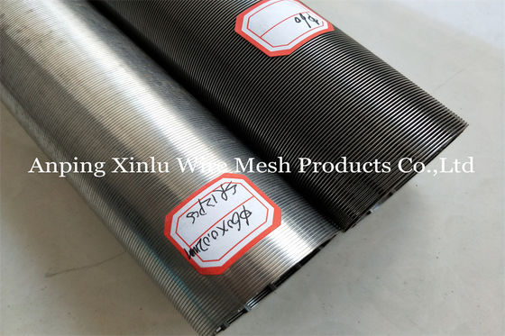 Élément duplex de tamis filtrant de Johnson Wedge Wire Continuous Slotted de l'acier 2507