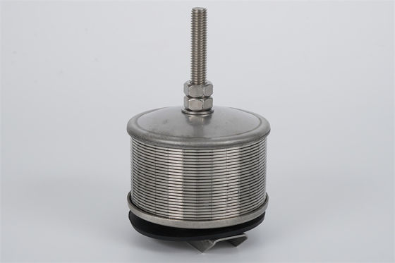 double bec de faux fond de filtre de l'écoulement solides solubles Johnson Screen Nozzle Wedge Wire de 82mm