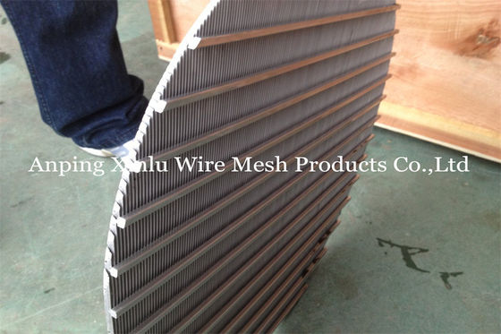 Panneau du diamètre 500mm Johnson Wedge Wire Screen Flat pour le filtrage et le séchage de grain