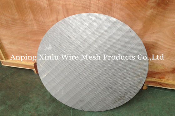 Panneau du diamètre 500mm Johnson Wedge Wire Screen Flat pour le filtrage et le séchage de grain