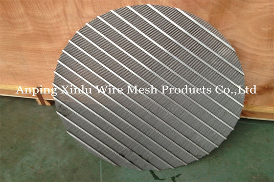 Panneau du diamètre 500mm Johnson Wedge Wire Screen Flat pour le filtrage et le séchage de grain