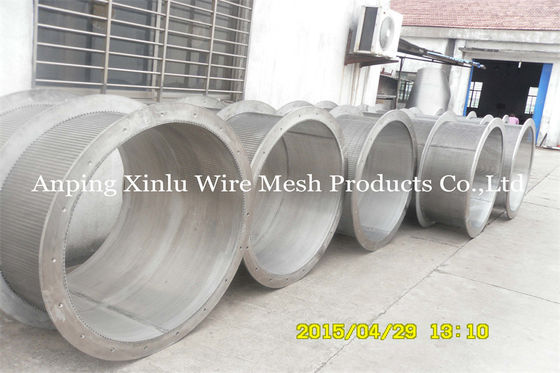 Ring Johnson Wedge Wire Screen Pipe de soudure avec la technique de soudure de point