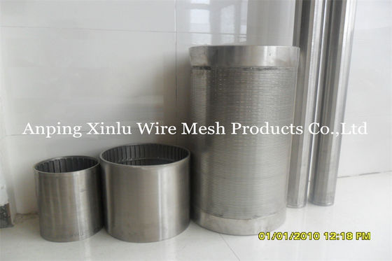 Ring Johnson Wedge Wire Screen Pipe de soudure avec la technique de soudure de point