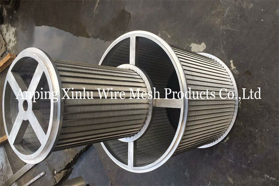 Ring Johnson Wedge Wire Screen Pipe de soudure avec la technique de soudure de point