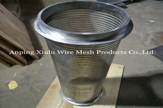 Ring Johnson Wedge Wire Screen Pipe de soudure avec la technique de soudure de point