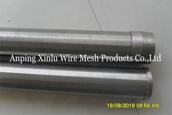 Diamètre continu de Johnson Wire Screen Sand Control 89mm de fente