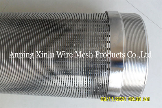 Puits abyssinien profond d'acier inoxydable Johnson Water Wire Screen For 200m de la fente 30